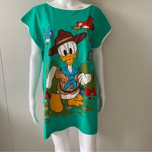 Disney T-shirt Dress Daffy Duck made in Italy
